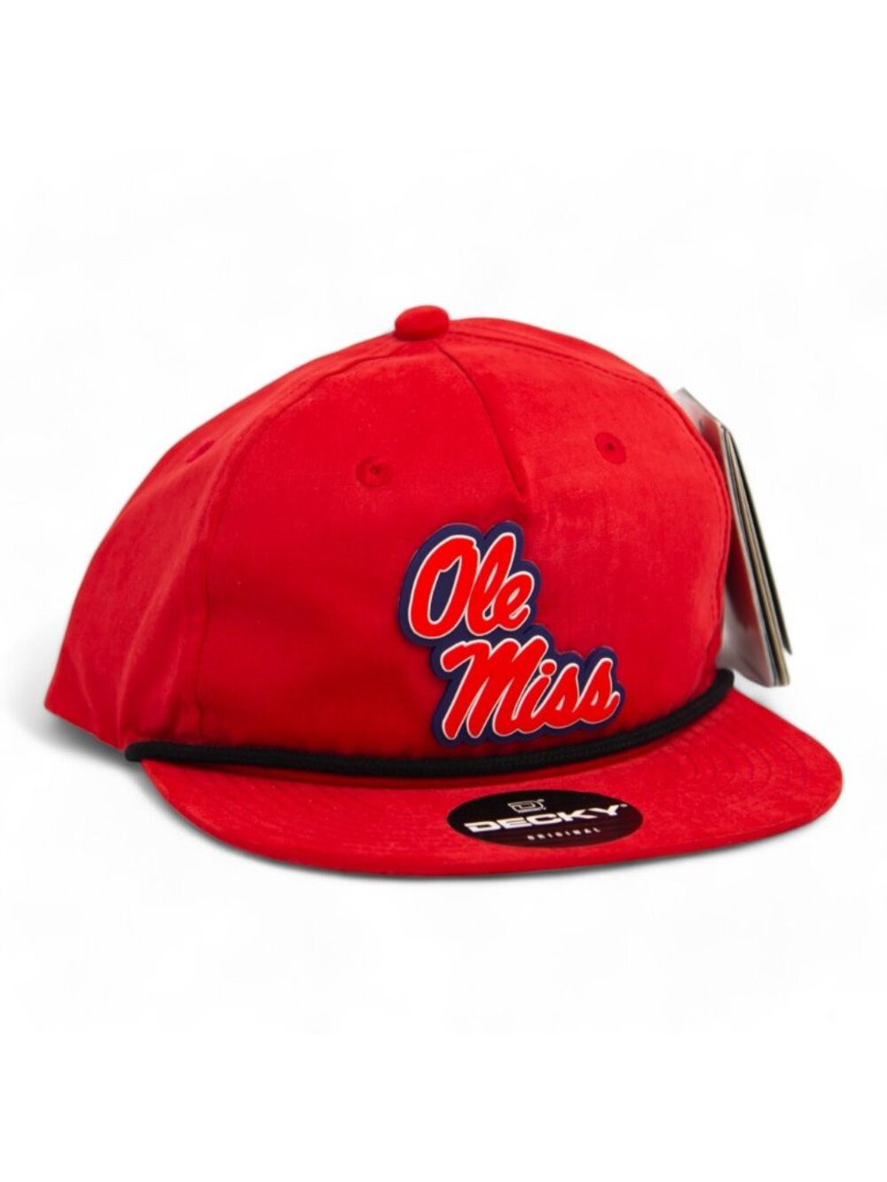 Ole Miss Rebels 3D Classic Rope Hat- Red/ Black